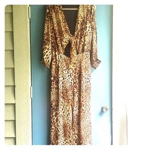 Cheetah jumpsuit
